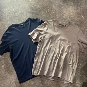 2 Murano Pullover Navy and Tan Large